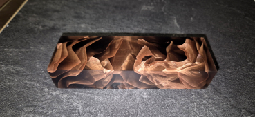 Black Copper Mesh Stripes